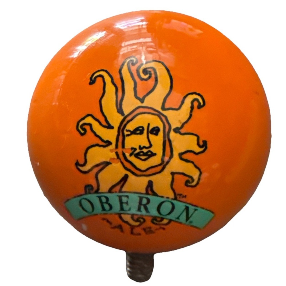 Oberon Ale Beer Draft  Tap Handle Knob 3"